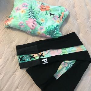 Victoria’s Secret Pink Hoodie and Yoga Set